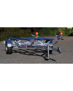 Jetloader Doppel 750 kg Galvaniseret Uden bremser med LED Lygter